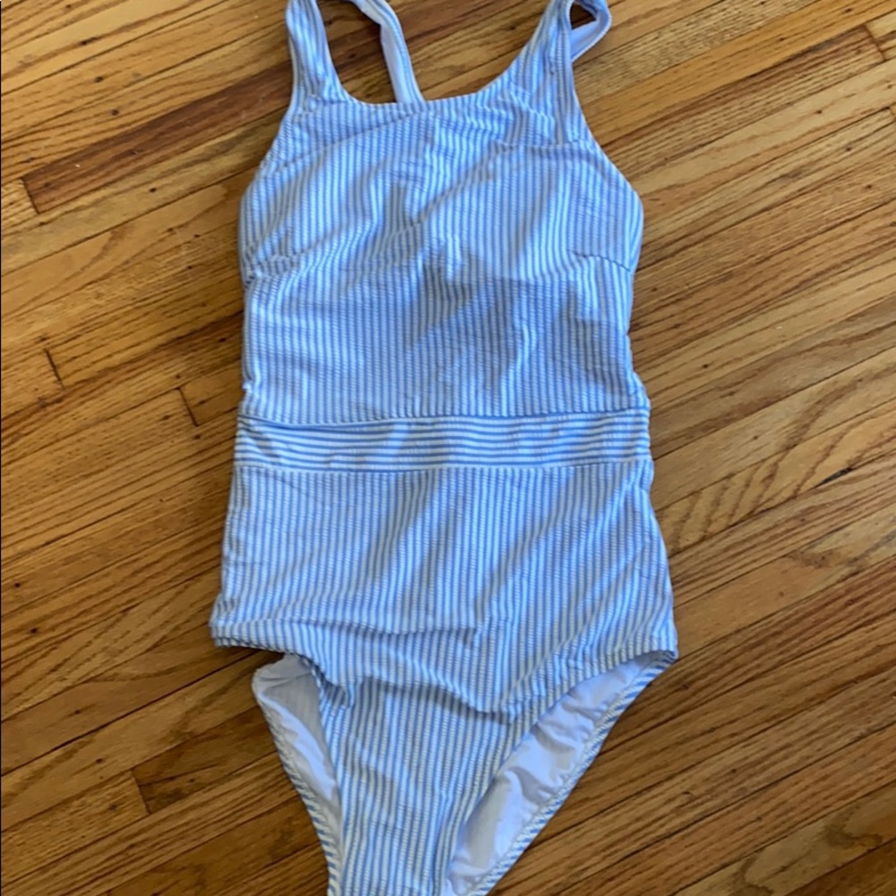 Seersucker swimsuit - new with tags!